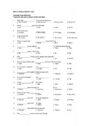 English worksheet: MOVE UP PLACEMENT TEST