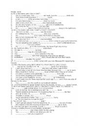 English Worksheet: quiz