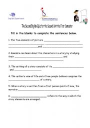 English worksheet: quiz