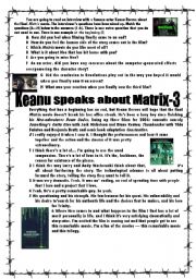 Keanu speaks about Matrix-3