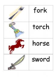 English Worksheet: word / picture cards that contain or part1
