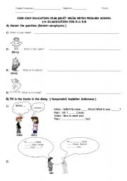 English worksheet: Simple subjects/2