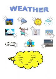 English Worksheet: Weather