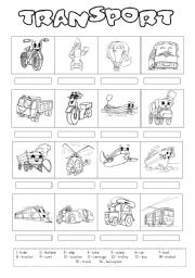 English Worksheet: Transport 2