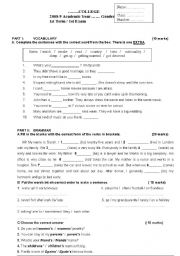 English Worksheet: REVISION for SIMPLE PRESENT TENSE