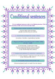 English Worksheet: Conditionals sentences