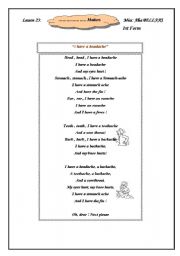 English worksheet: health matters