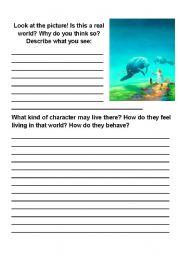 English Worksheet: Imaginary World