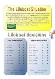 Get your class talking - THE LIFEBOAT 2/4