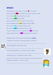 RELATIVE PRONOUNS 2 ( WHICH)