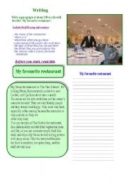 English Worksheet: Speaking- Reading and Writing Activity