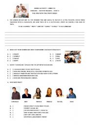 English Worksheet: Used To - FRIENDS - Video Activity