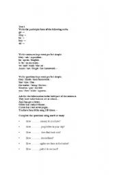 English Worksheet: grammar test