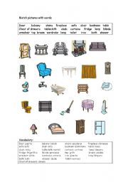 English Worksheet: HOUSE AND HOME