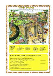 English Worksheet: The Park