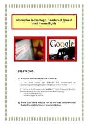 Information Technology, Freedom of Speech and Human Rights