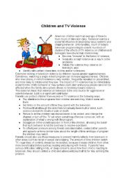 CHILDREN AND TV VIOLENCE