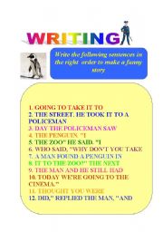 WRITING :   The lost pinguin