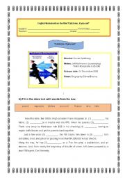 English Worksheet: Worksheet on the film 