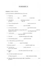 English worksheet: Gerund Infinitive