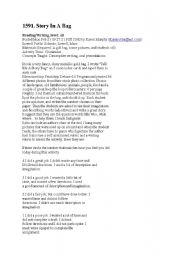 English Worksheet: writing plan