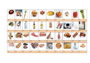 English Worksheet: FOOD AND DRINK CHART (PART 2)