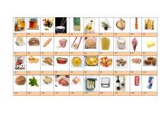 English Worksheet: FOOD AND DRINKS CHART (PART 3)