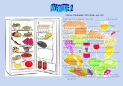 English Worksheet: My fridge 2