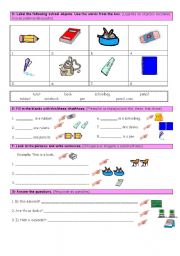 English Worksheet: Englih test- page2