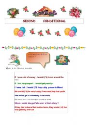 Second conditional and its 4 exercises 