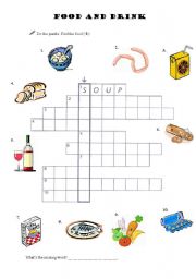 English Worksheet: Food and Drink