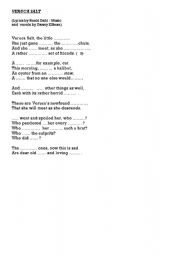 English Worksheet: charlie and the chocolate factory (veruca salts song)
