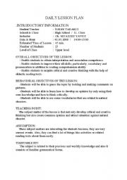 English Worksheet: reading