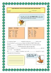 English Worksheet: Past simple (Irregular verbs)