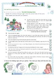 3rd (2nd part) and 4th lessons for 2009  -  Pre-writing + writing + rewriting