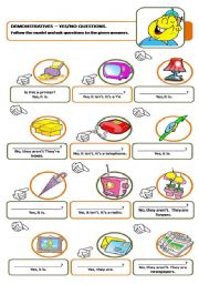 DEMONSTRATIVES - YES/NO QUESTIONS