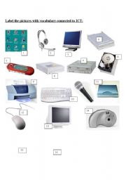 English Worksheet: ICT 