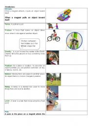English Worksheet: science vocabulary