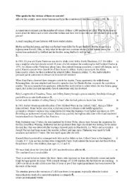 English Worksheet: Crime & Justice reading and exercises