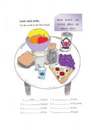 English Worksheet: Countable/Uncountable Activity