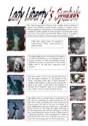 English Worksheet: Lady Liberty 2/5