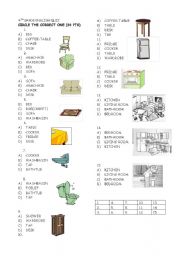 English Worksheet: HOME SWEET HOME