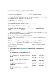 English Worksheet: simple present