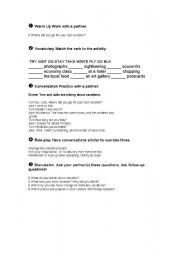 English worksheet: past tense lesson