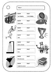English Worksheet: past simple, reading and exercise (part 2)