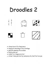 English Worksheet: Droodles 2