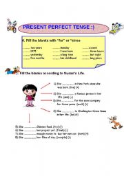English Worksheet: Present Perfect Tense(Exercises)