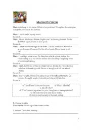 English Worksheet: Conversation - Making Decisions