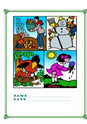 English worksheet: the seasons