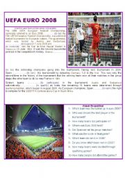 Euro 2008 Part-2 (Past Tense & Passive Voice)